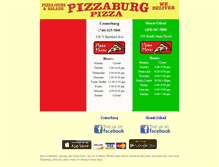 Tablet Screenshot of pizzaburgpizza.com